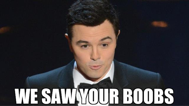 We Saw your Boobs!